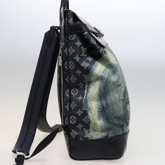 LOUIS VUITTON Monogram Savanna Steamer Backpack Black M54126 - Picture 3 of 16